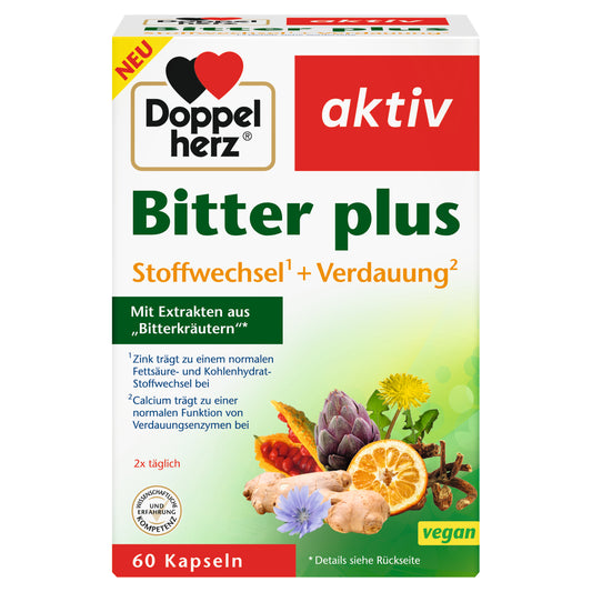 Doppelherz aktiv Bitter plus, 60 Kapseln