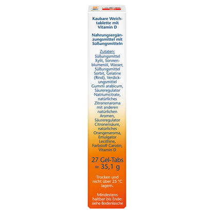 Doppelherz aktiv Vitamin D3 400 I.E. Kids, 27 Gel-Tabs