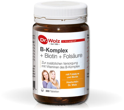 Dr. Wolz 維生素B群＋生物素＋葉酸酵母錠 300錠