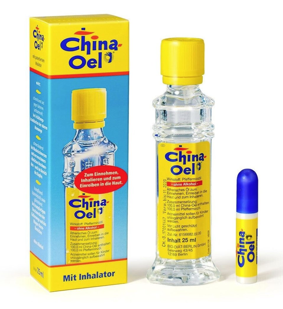 德國百靈油25ml｜感冒鼻塞舒緩薄荷油 +吸入器1組