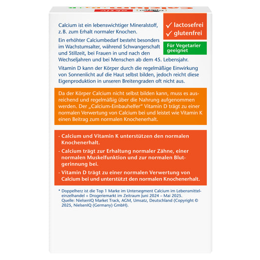 Doppelherz D3 + K2 + Calcium + Magnesium 30 Tabletten
