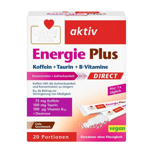 Doppelherz Energy Plus DIRECT, 20 pcs, 28 g