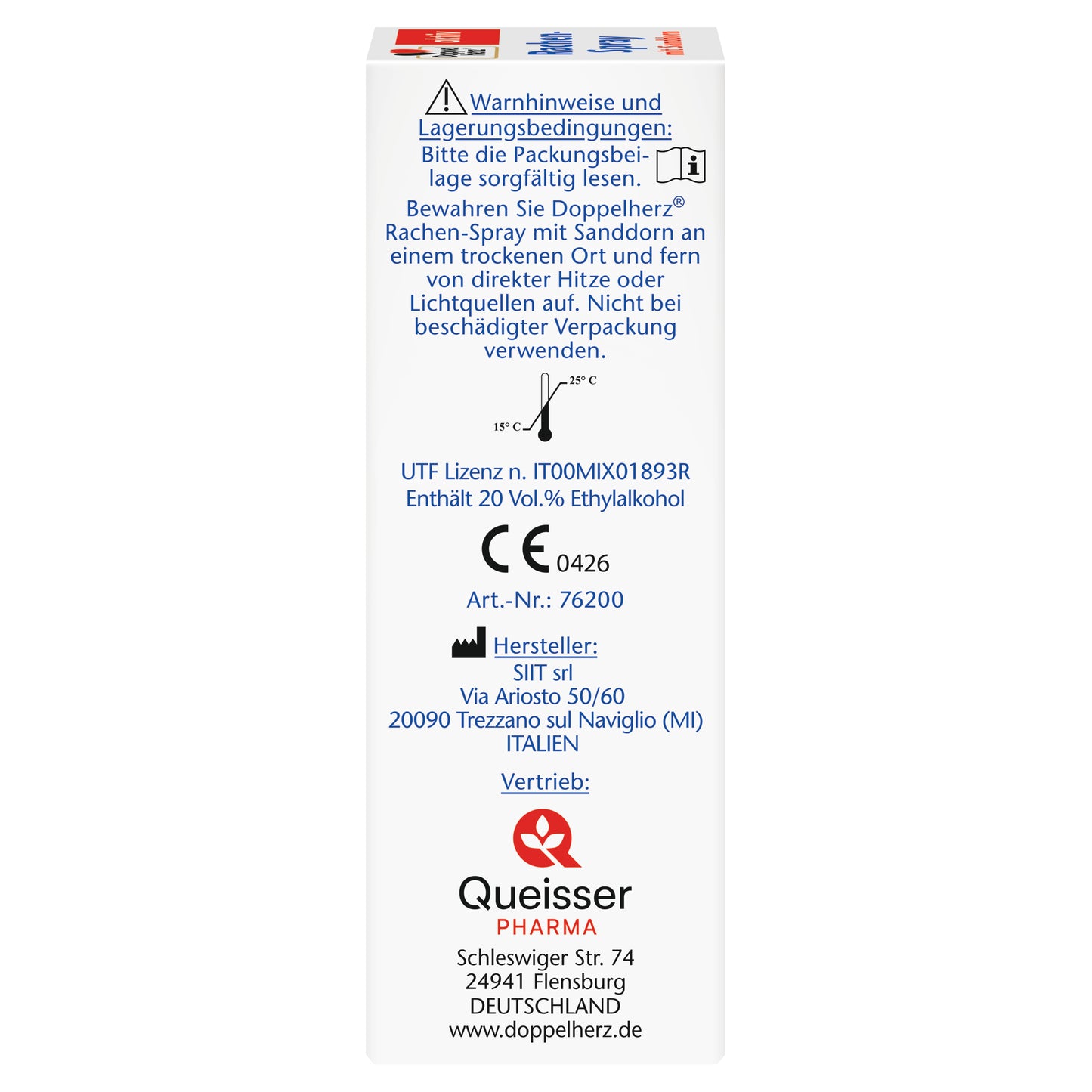  Doppelherz 雙心 沙棘喉嚨舒緩噴霧 30ml｜乾癢卡卡必備