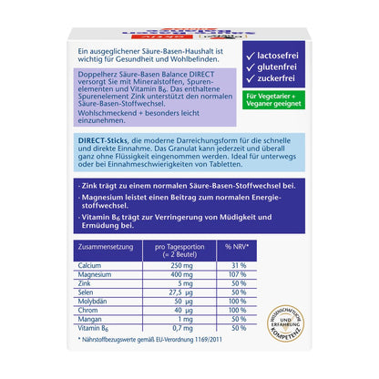 Doppelherz Acid-Base Balance DIRECT, 20 pcs, 50 g