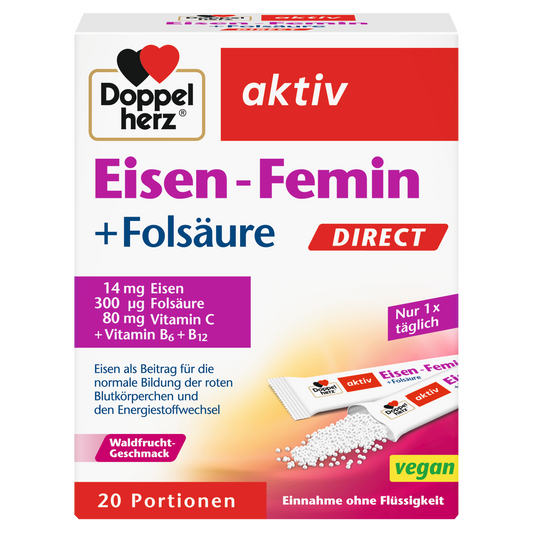 Doppelherz Iron-Femin DIRECT, 20 pcs, 22 g