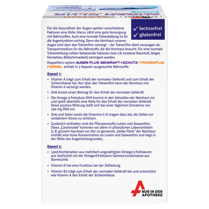 Doppelherz system Augen Plus Sehkraft + Schutz + Tränenfilm-Formel 120 St