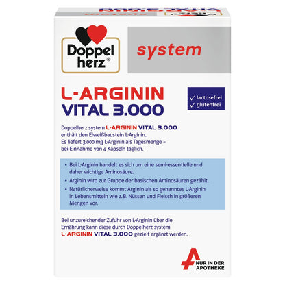 Doppelherz system L-Arginin Vital 3.000, 120 St, 108 g