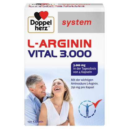 Doppelherz system L-Arginin Vital 3.000, 120 St, 108 g