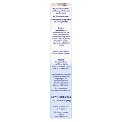 Doppelherz system OMEGA-3 family Zitrone 60 Gel-Tabs