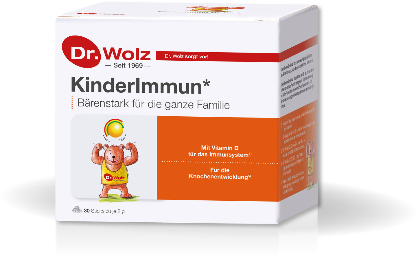 Dr. Wolz KinderImmun 兒童免疫粉｜30 包裝 *2g｜德國兒童免疫複方