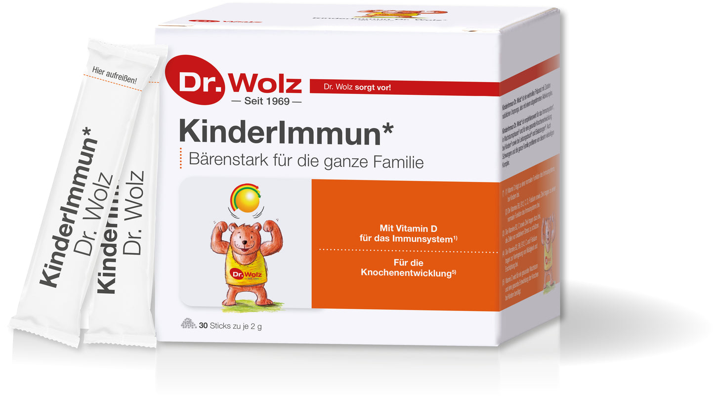 Dr. Wolz KinderImmun 兒童免疫粉｜30 包裝 *2g｜德國兒童免疫複方