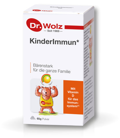 Dr. Wolz KinderImmun｜兒童免疫粉65g｜維生素 D、C、B 群、初乳、益生菌