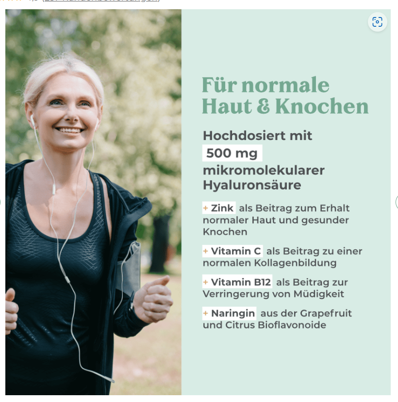 Cosphera Hyaluron Capsules high dose 90 pieces
