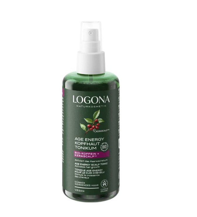 LOGONA Age Energy Scalp Tonic 150 ml – Kerascalp™ & Organic Caffeine