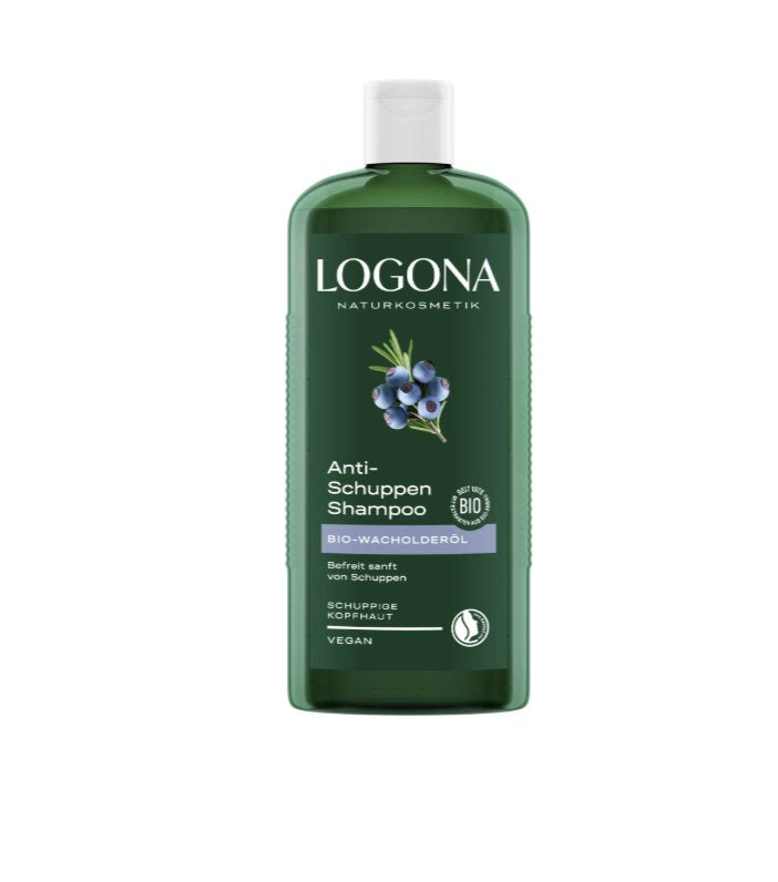 LOGONA 有機杜松去屑洗髮精｜溫和抗屑｜250 ml