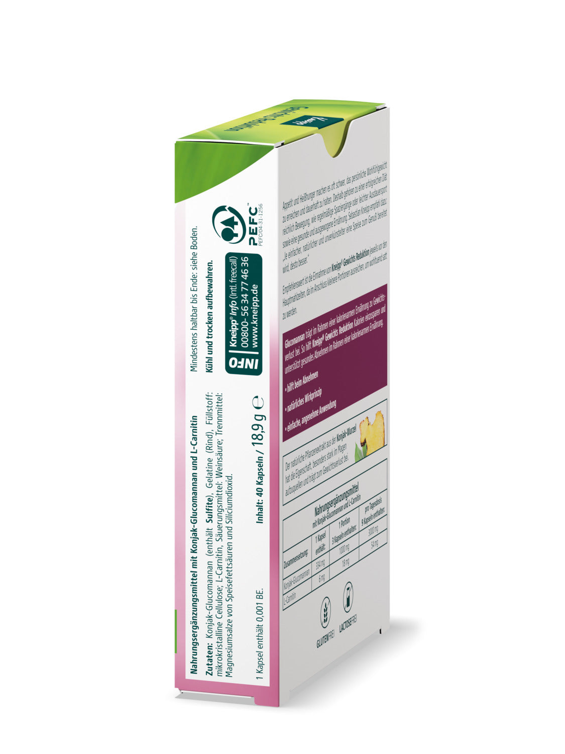 KNEIPP Gewichts Reduktion 40 Kapseln