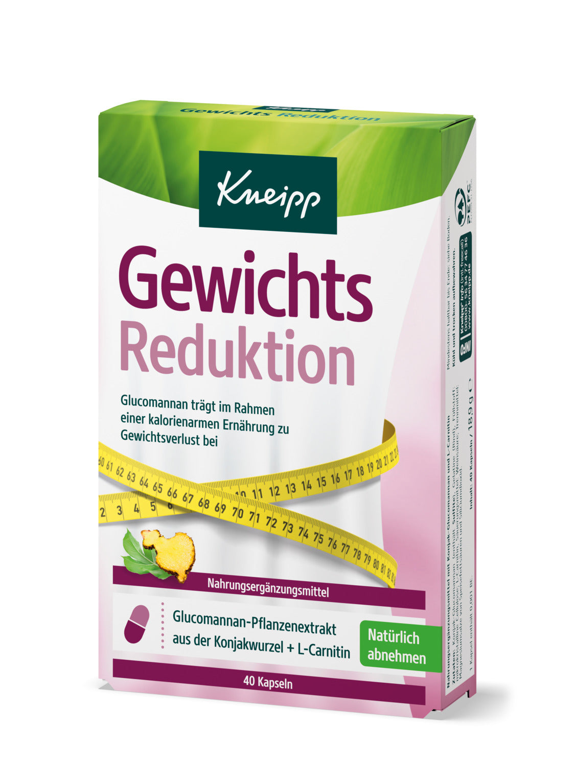 KNEIPP Gewichts Reduktion 40 Kapseln