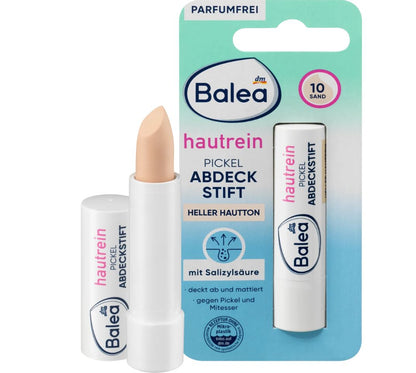 Balea Pickel Abdeckstift Hautrein Farbe 10 Heller Hautton, 4,5 g