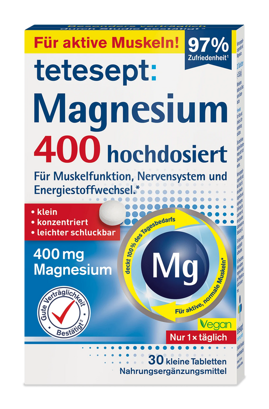 tetesept 400 高單位鎂補充劑30顆