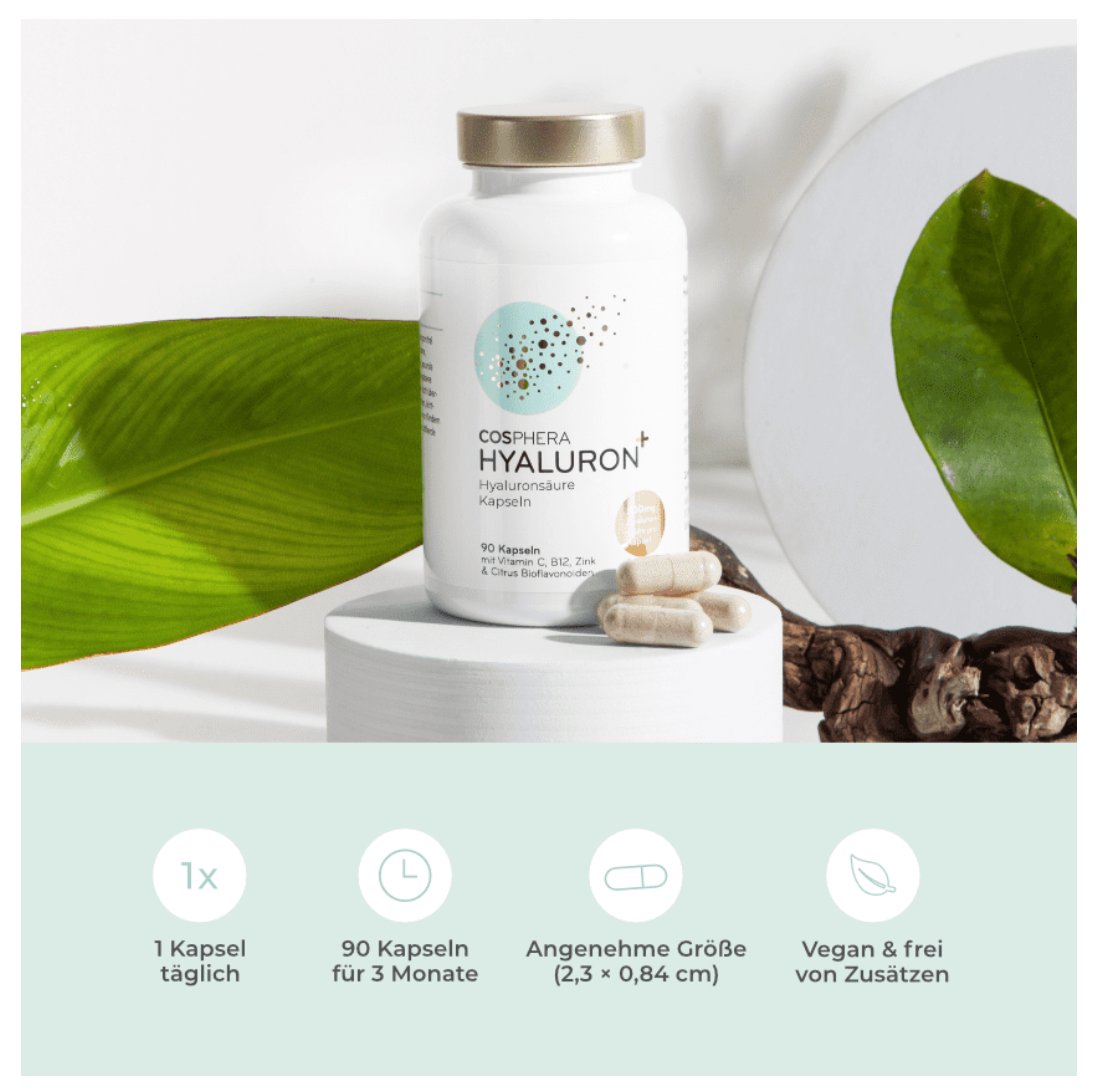 Cosphera 純素玻尿酸膠囊 500 毫克高劑量，120 粒