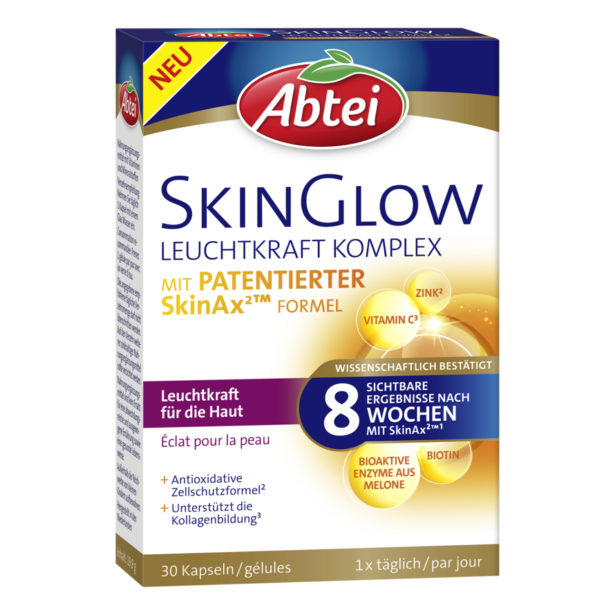 Abtei SkinGlow Leuchtkraft Komplex, 30 Kapseln