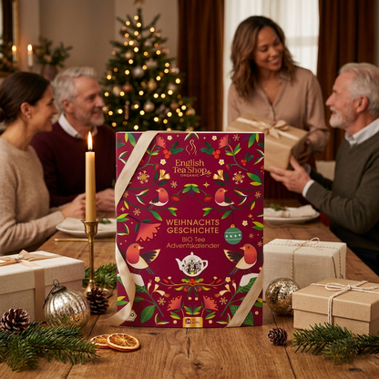 家庭送禮與紅色 English Tea Shop Weihnachtsgeschichte 降臨曆