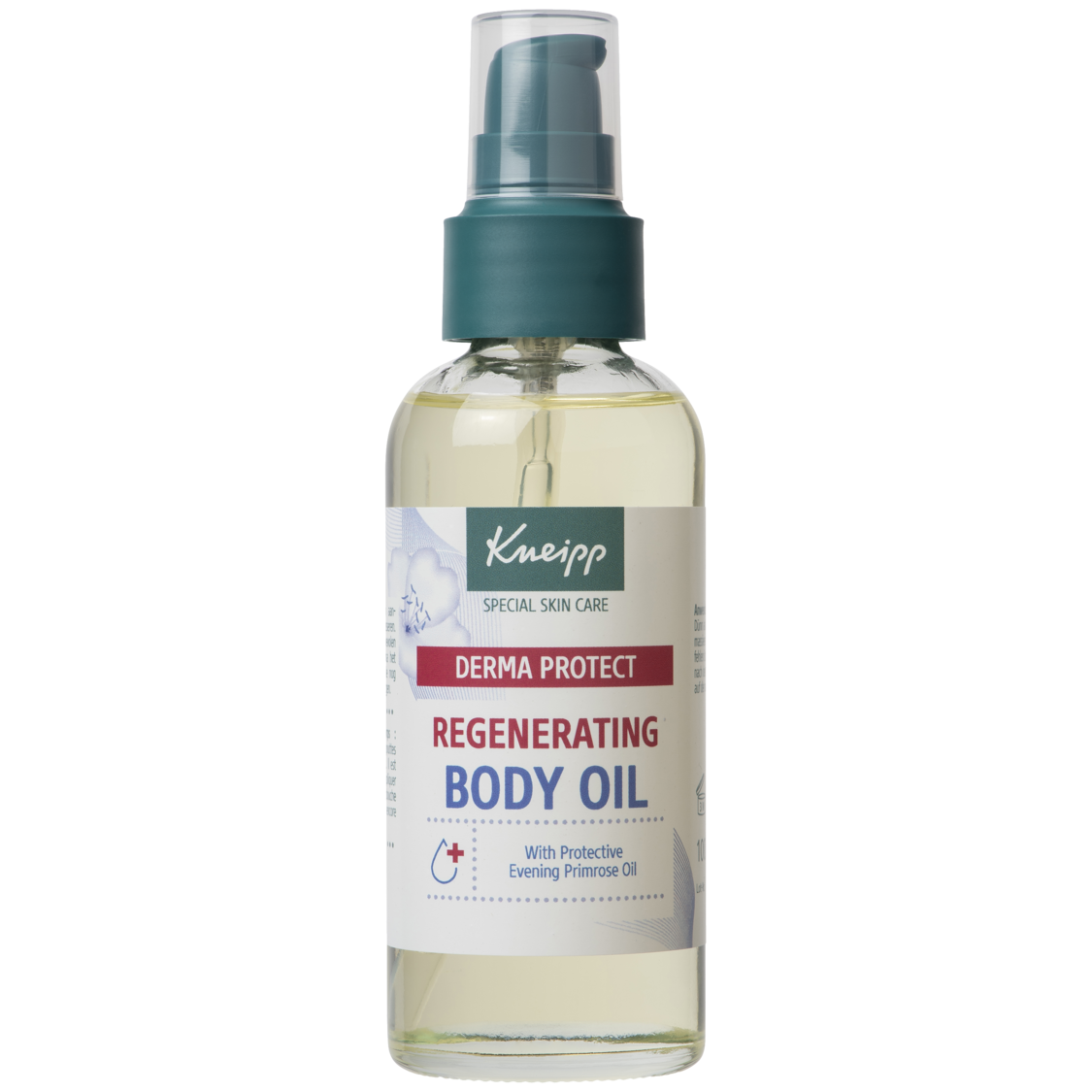 Kneipp Hautöl Derma Protect 100 ml, rechte Seitenansicht der Flasche