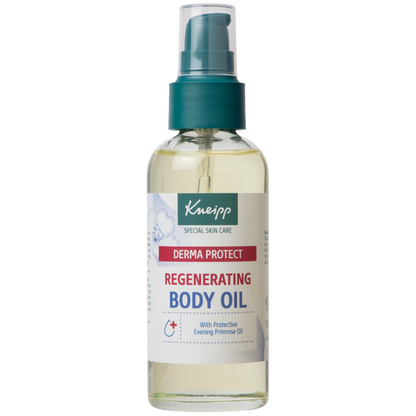 Kneipp Hautöl Derma Protect 100 ml, rechte Seitenansicht der Flasche
