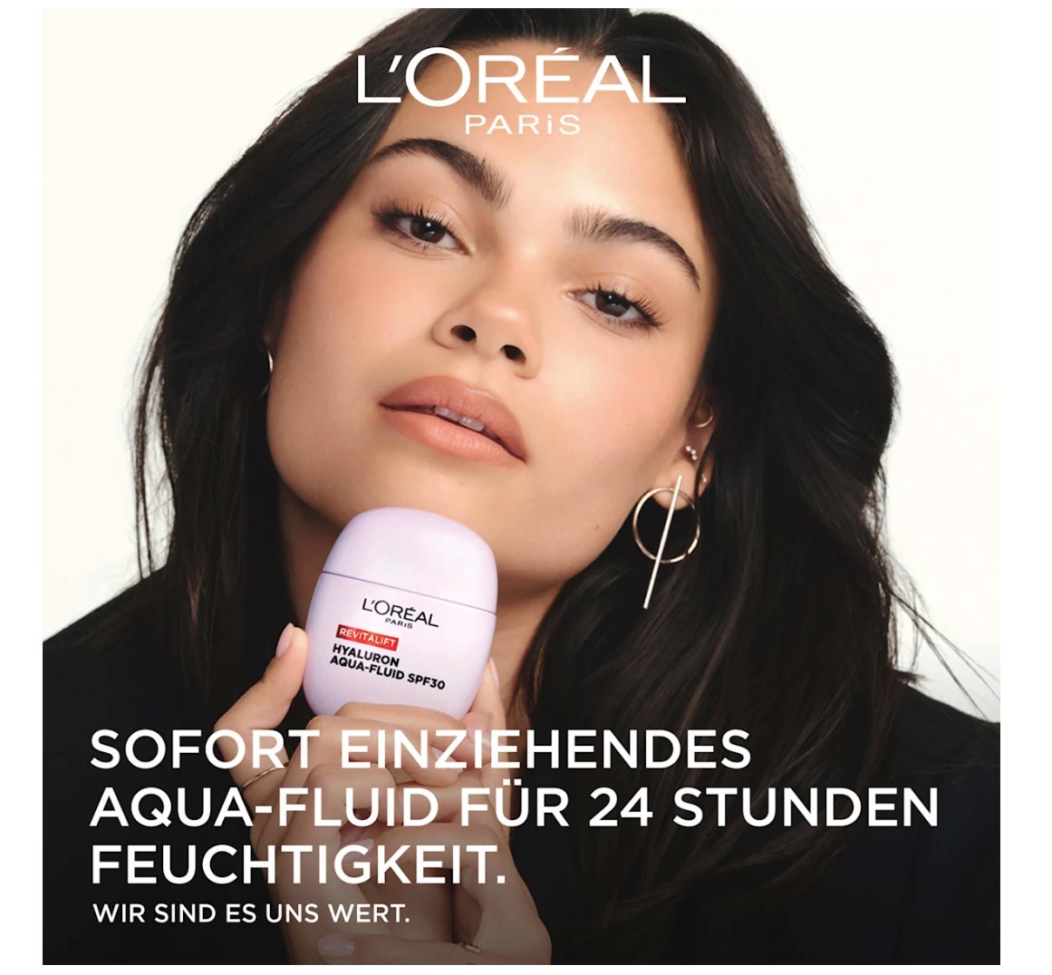L'ORÉAL PARiS REVITALIFT Face Cream Hyaluron-Aqua-Fluid SPF 30, 40 ml