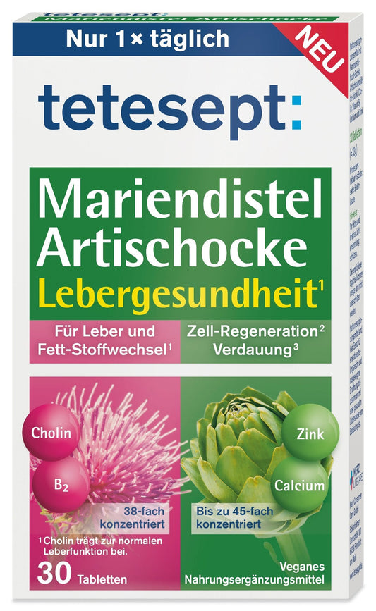 tetesept 奶薊朝鮮薊片 30 片