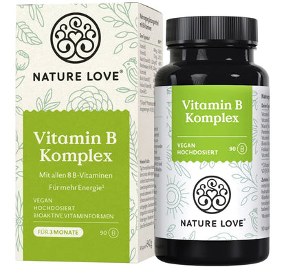Nature Love Vitamin B Komplex Kapseln, 90 St, 42 g