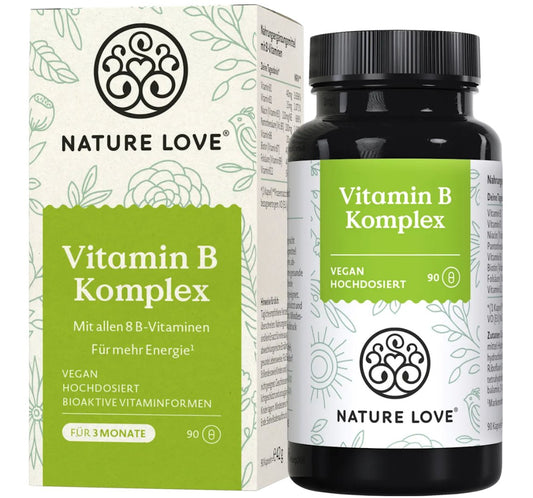 Nature Love Vitamin B Komplex Kapseln, 90 St, 42 g
