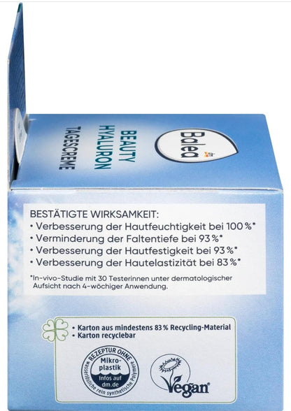 Balea Gesichtscreme Anti Falten Beauty Hyaluron LSF 15, 50 ml