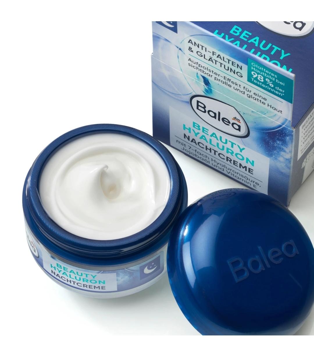 Balea 抗皺美容透明質酸晚霜，50 ml