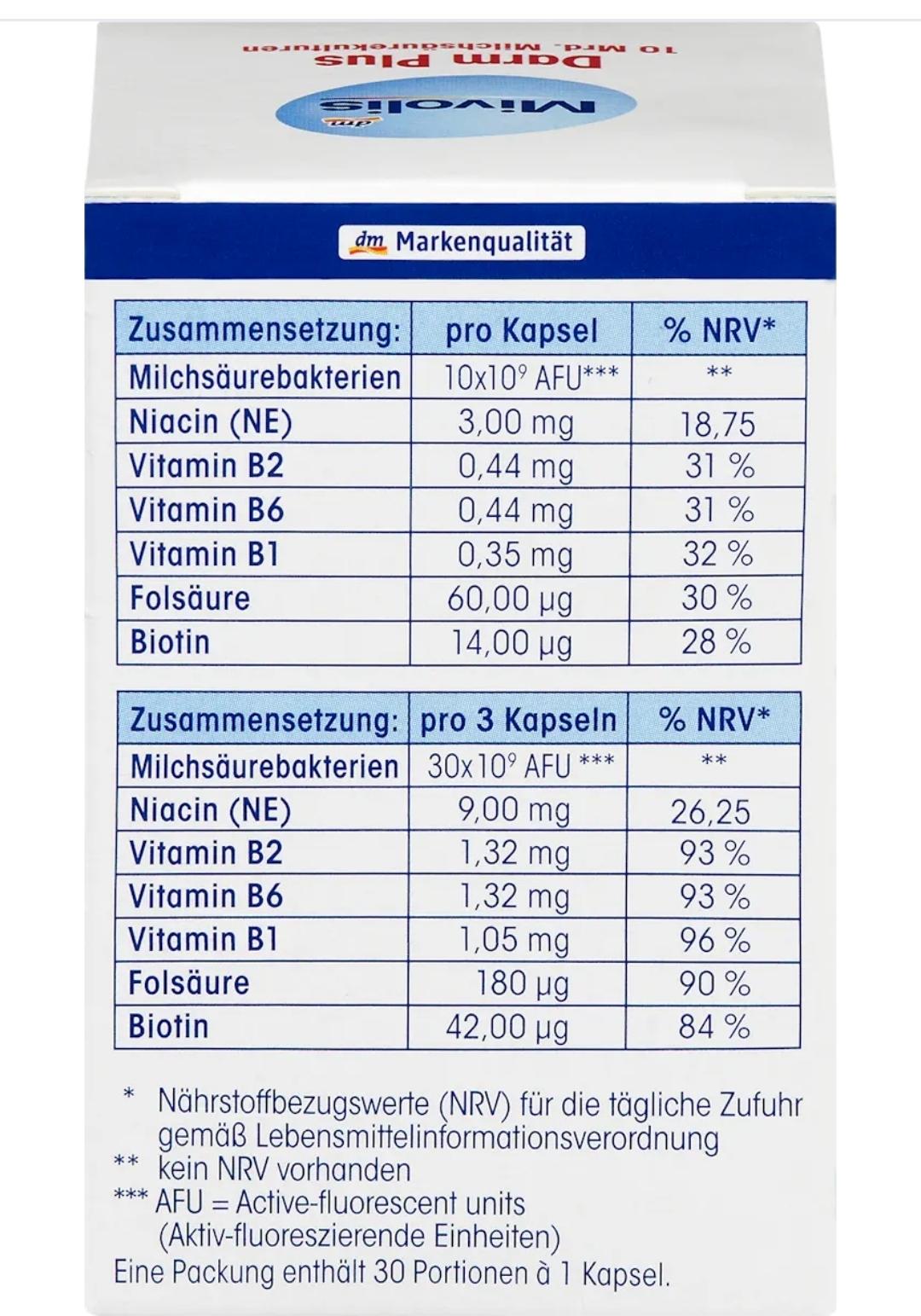 *Mivolis 腸胃益生菌膠囊 30 粒