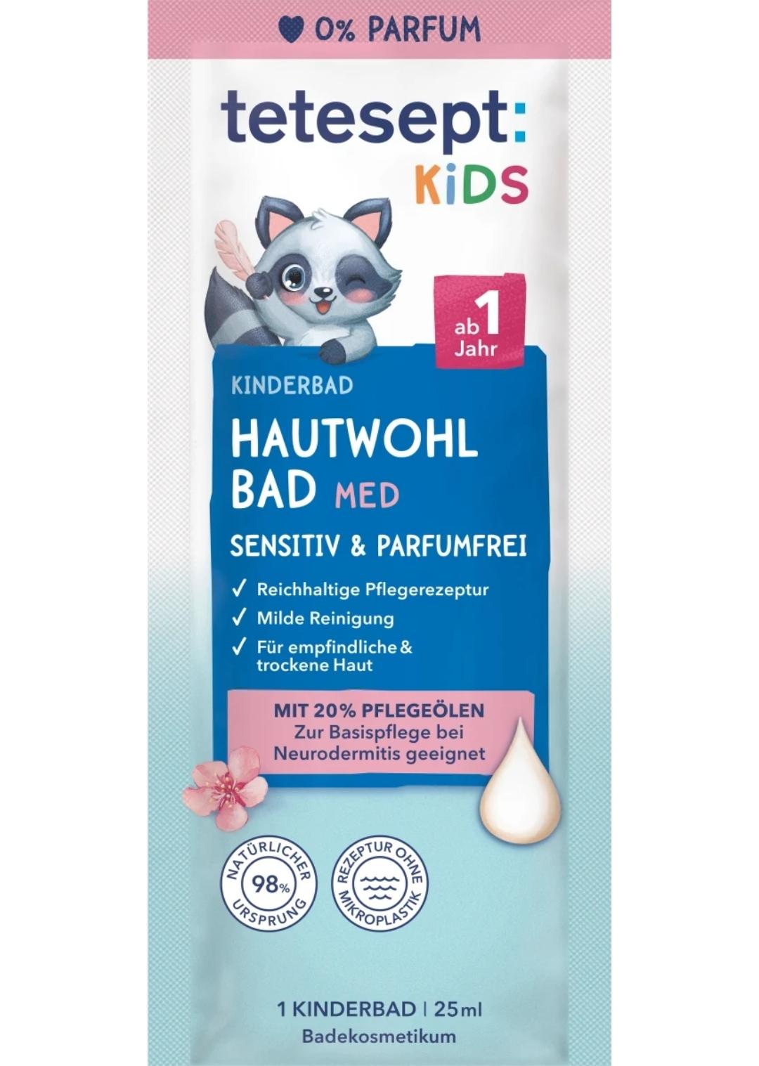 tetesept Kinder Badezusatz Hautwohl Bad Med, 25 ml