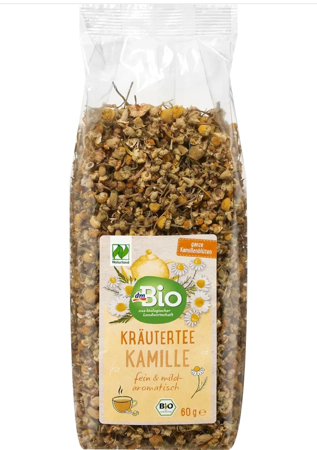 dmBio Kräutertee Kamille, lose, 60 g