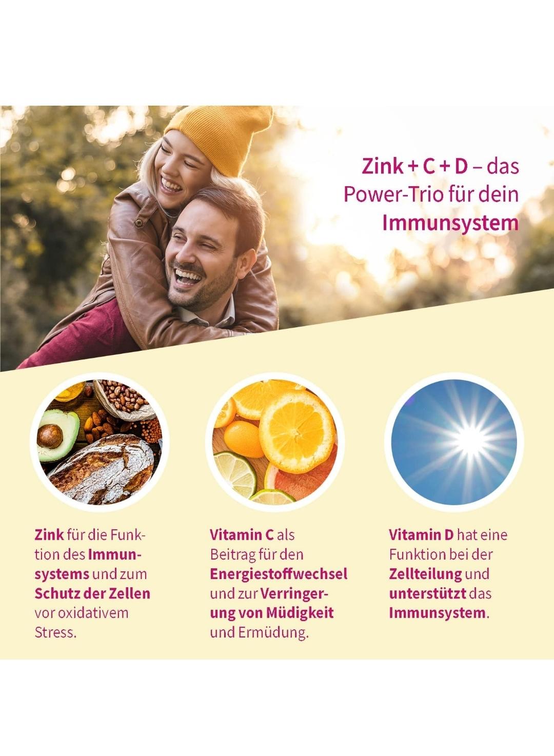 Sanotact Zink + C + D Lutschtabletten