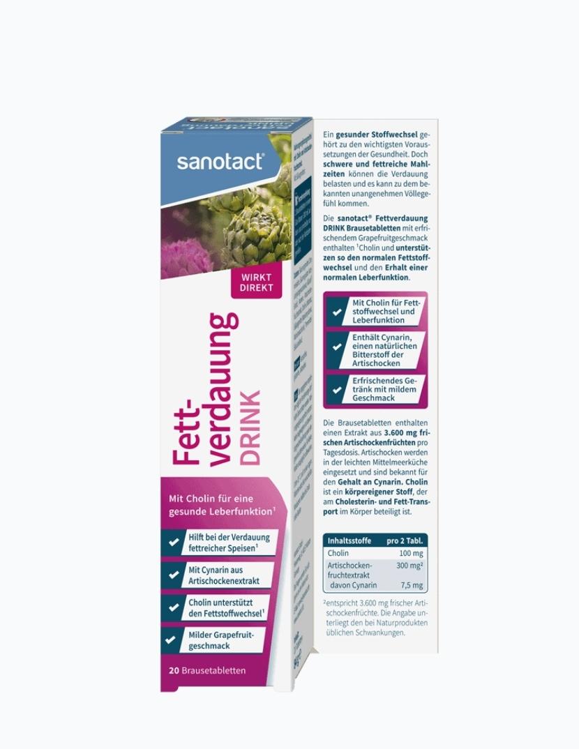 Sanotact Fettverdauung DRINK