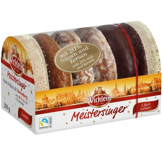 Wicklein Meistersinger Feine Nürnberger Oblaten-Lebkuchen 200g