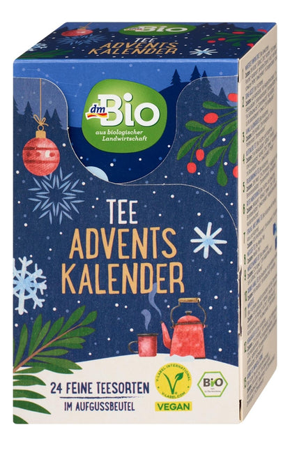 dmBio Adventskalender 2025, 24 Feine Teesorten