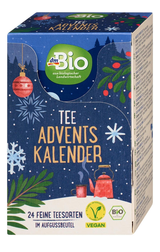 dmBio Adventskalender 2025, 24 Feine Teesorten