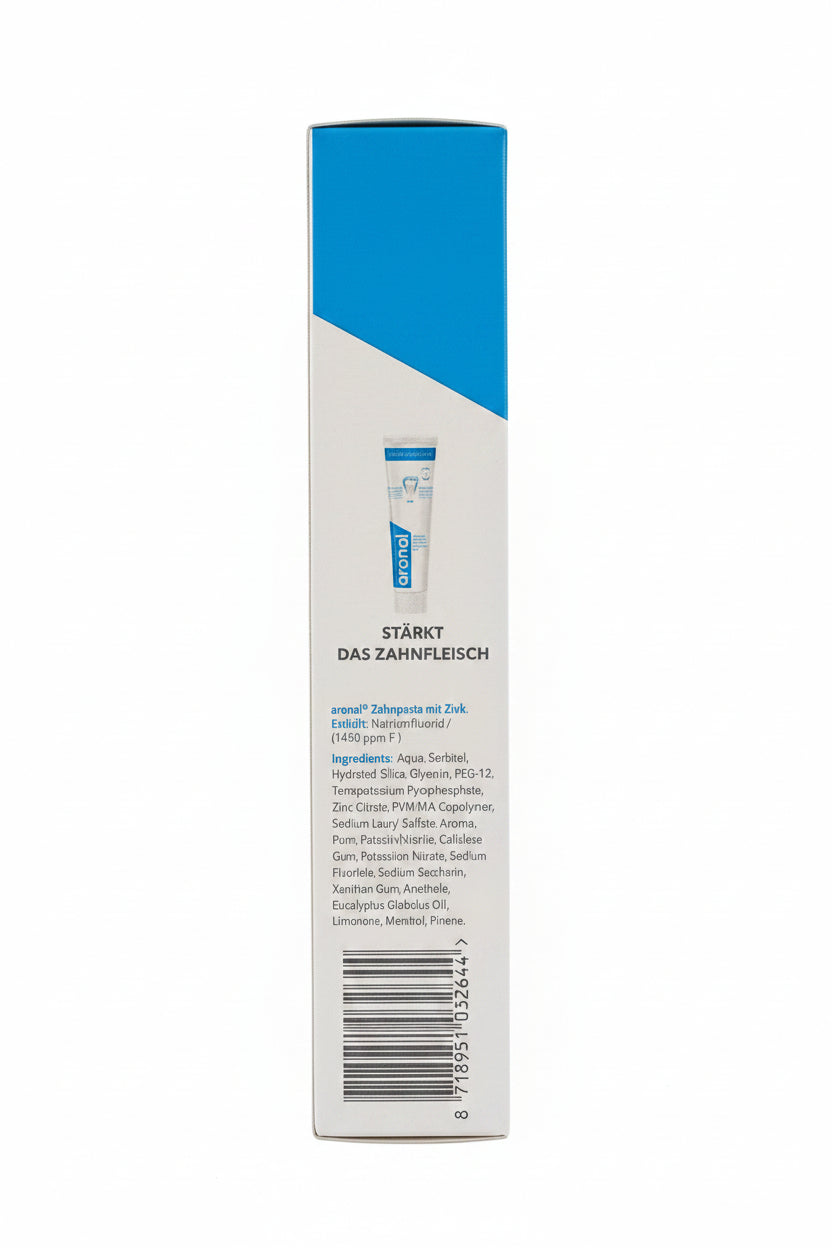 elmex toothpaste aronal &amp; elmex oral hygiene set (2 x 75 ml), 150 ml