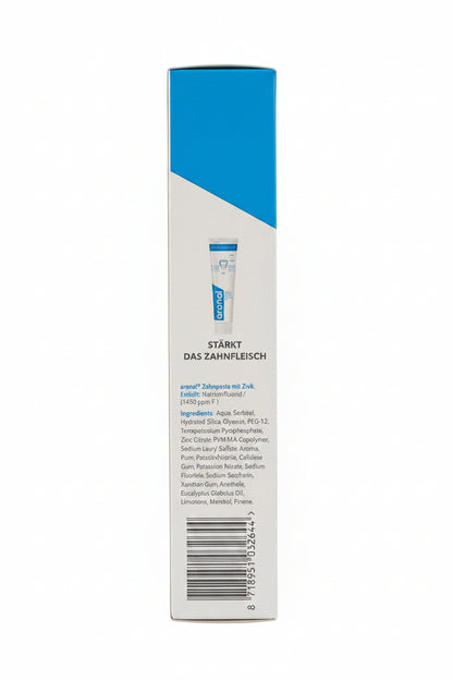 elmex toothpaste aronal &amp; elmex oral hygiene set (2 x 75 ml), 150 ml