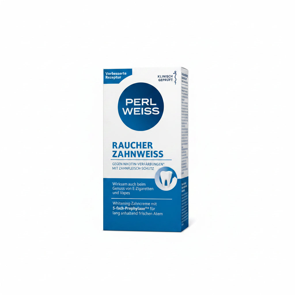 Perlweiss Zahnpasta Raucher Zahnweiß, 50 ml