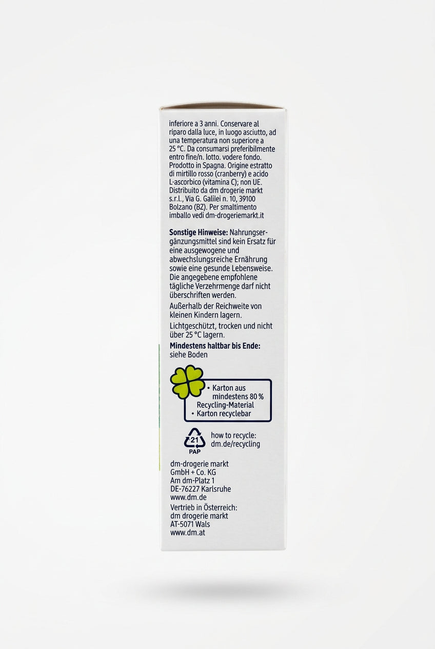 Mivolis 蔓越莓萃取 600mg＋維生素C 200mg 膠囊 60 粒（含前花青素）