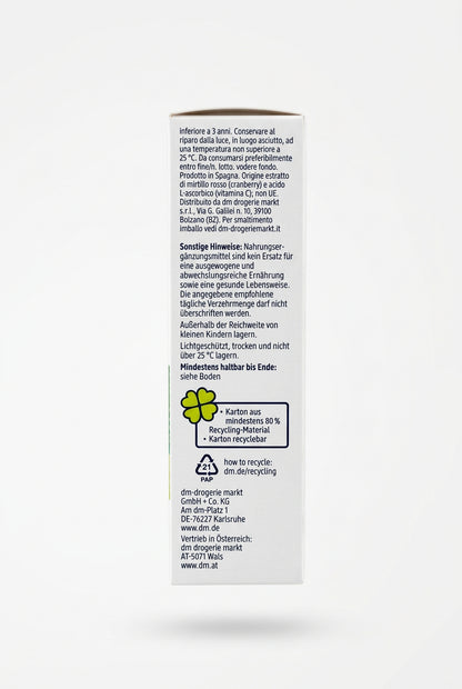 Mivolis 蔓越莓萃取 600mg＋維生素C 200mg 膠囊 60 粒（含前花青素）