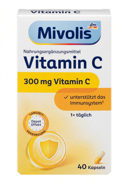 Mivolis 維生素C 300mg 緩釋膠囊 40粒