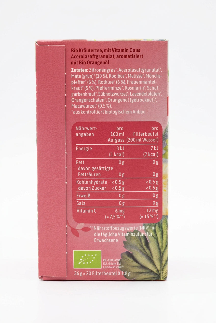 Bad Heilbrunner Wacher Kopf 瑪黴茶・瑪卡草本茶包 20入｜熟齡女性日常