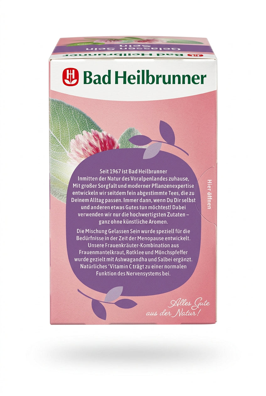 Bad Heilbrunner Gelassen Sein 鼠尾草・南非醉茄草本茶包 20入｜熟齡女性日常
